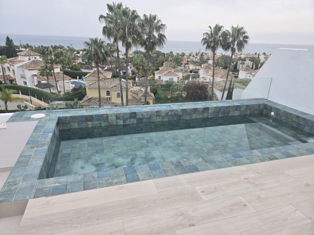 before after pool